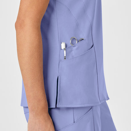 Wink® W123 Women's Stylized 5-Pocket V-Neck Scrub Top