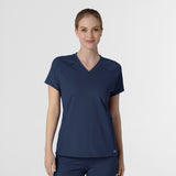 Wink® Renew Knit Women's Flex-n-Reach V-Neck Raglan Scrub Top