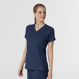 Wink® Renew Knit Women's Flex-n-Reach V-Neck Raglan Scrub Top