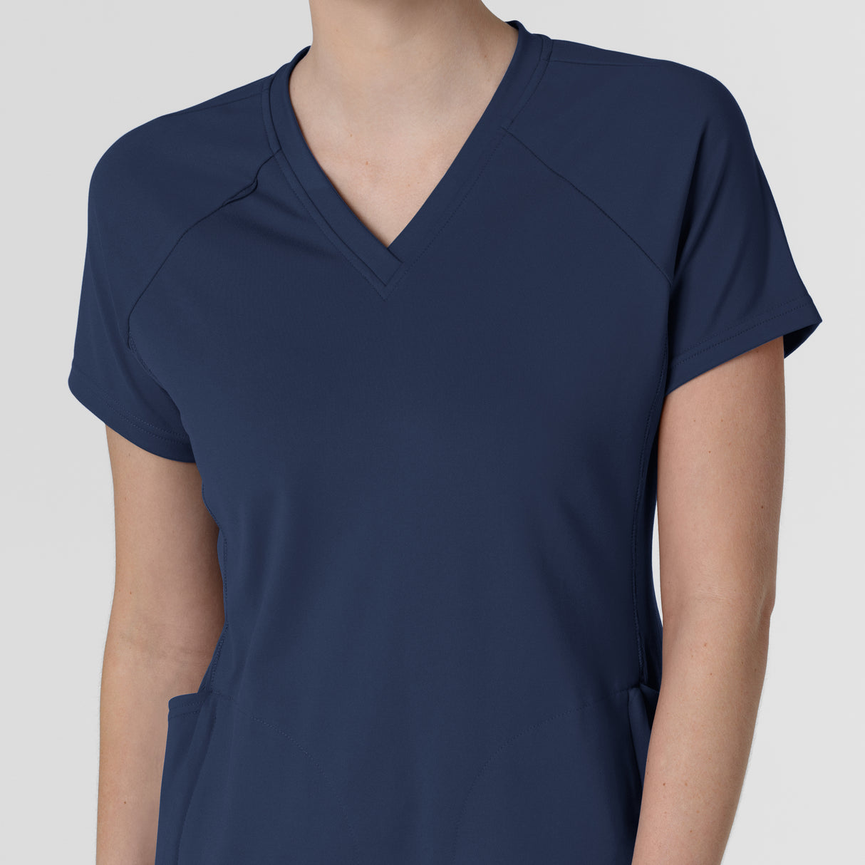 Wink® Renew Knit Women's Flex-n-Reach V-Neck Raglan Scrub Top