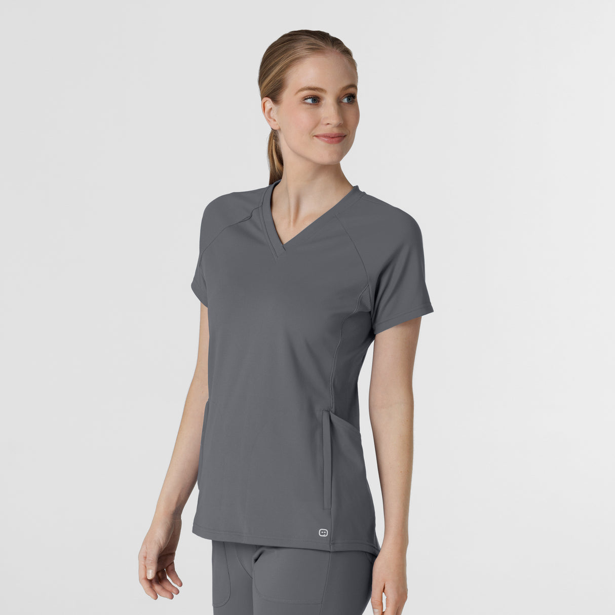 Wink® Renew Knit Women's Flex-n-Reach V-Neck Raglan Scrub Top