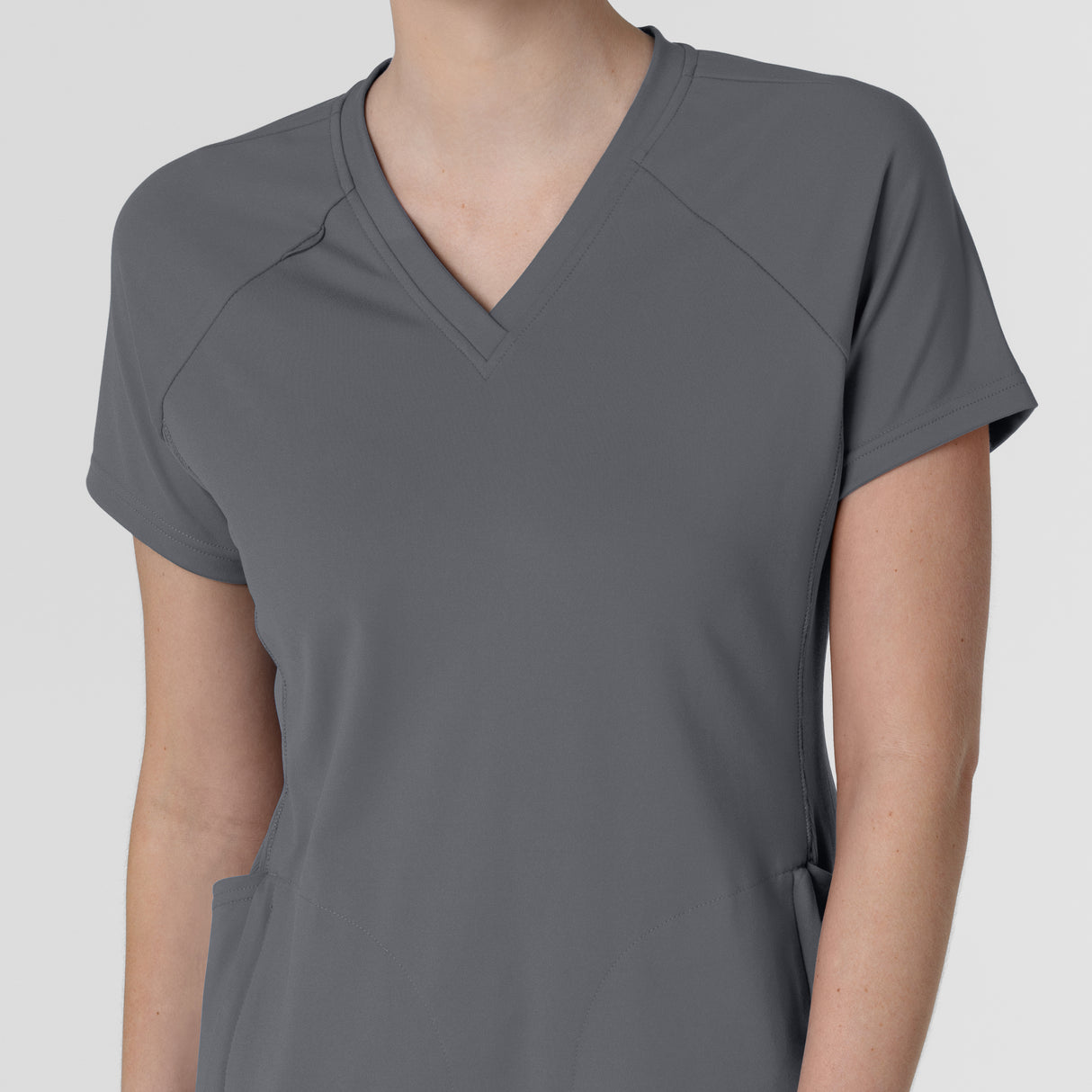 Wink® Renew Knit Women's Flex-n-Reach V-Neck Raglan Scrub Top