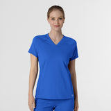 Wink® Renew Knit Women's Flex-n-Reach V-Neck Raglan Scrub Top