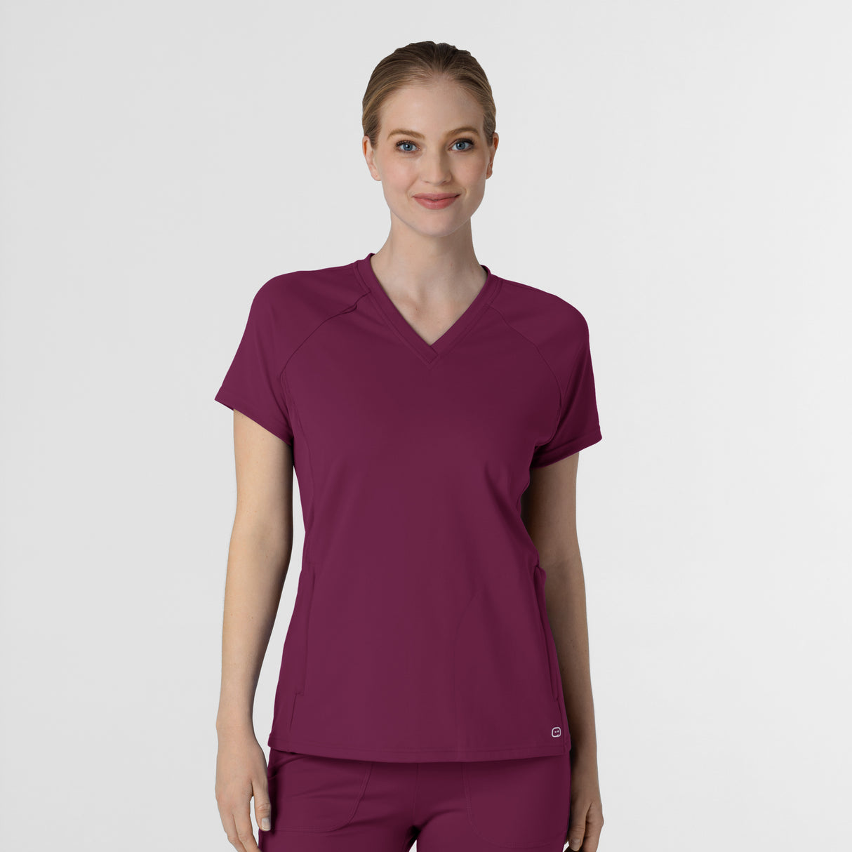 Wink® Renew Knit Women's Flex-n-Reach V-Neck Raglan Scrub Top