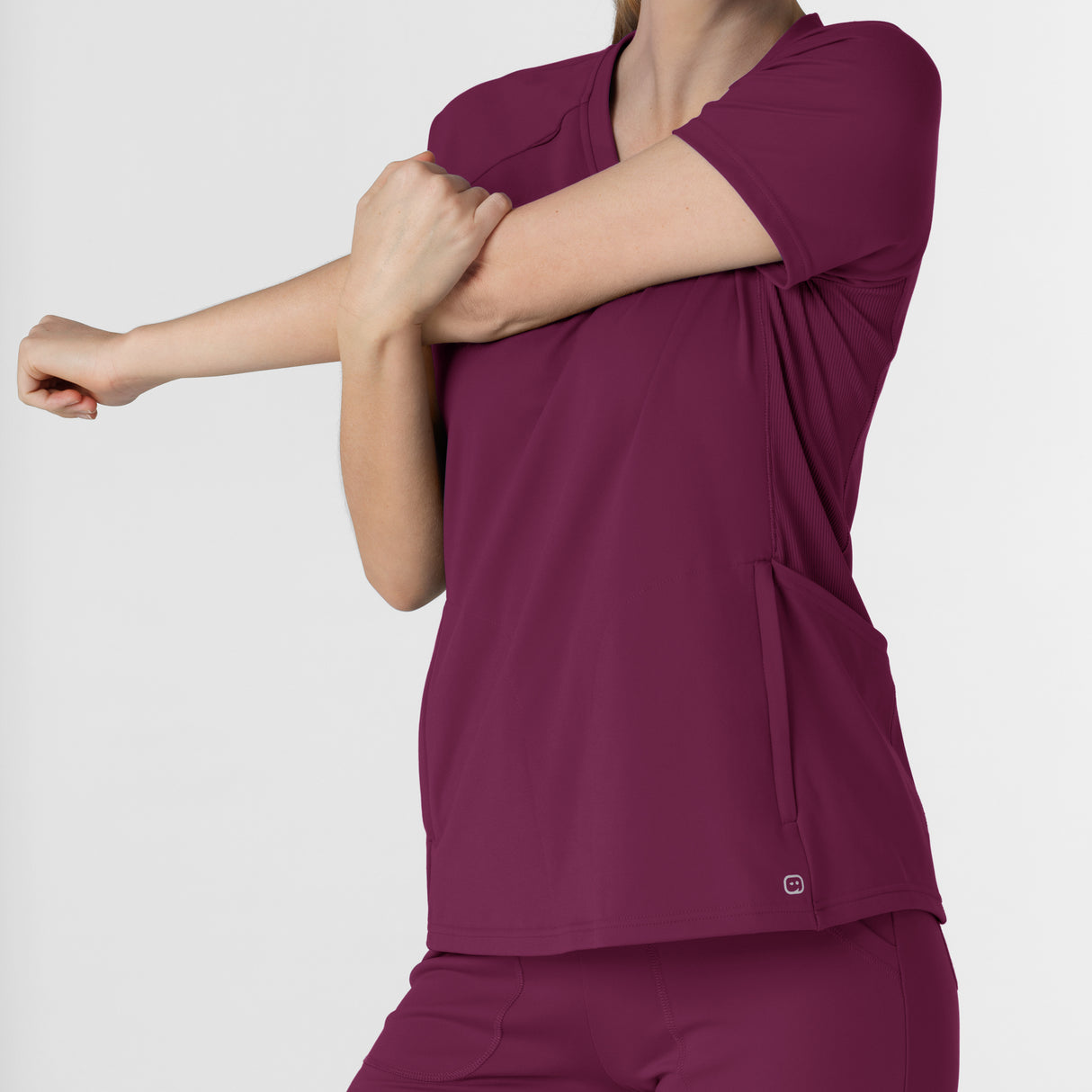 Wink® Renew Knit Women's Flex-n-Reach V-Neck Raglan Scrub Top