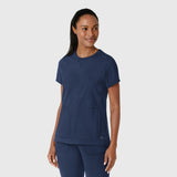 Wink® Renew Knit Women's Flex-n-Reach Crew Neck Scrub Top