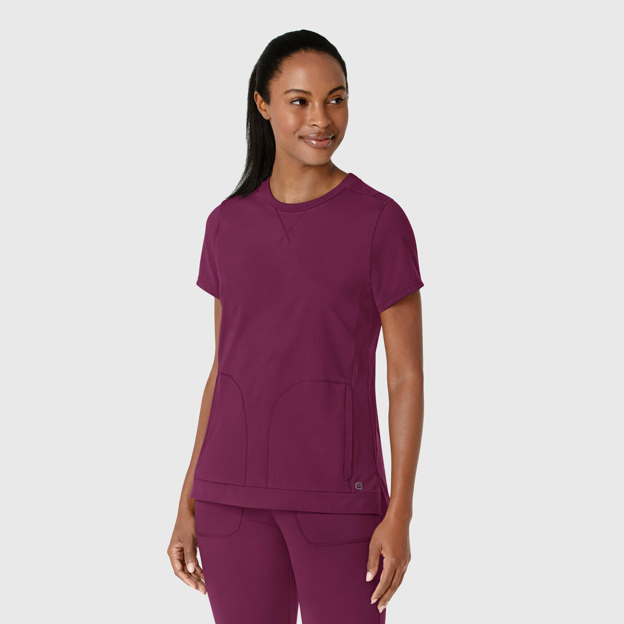 Wink® Renew Knit Women's Flex-n-Reach Crew Neck Scrub Top