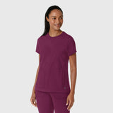 Wink® Renew Knit Women's Flex-n-Reach Crew Neck Scrub Top