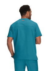 koi™ Next Gen Men's 4-Pocket Free To Be Scrub Top