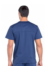 Cherokee Workwear Revolution Men's 3-Pocket V-Neck Top