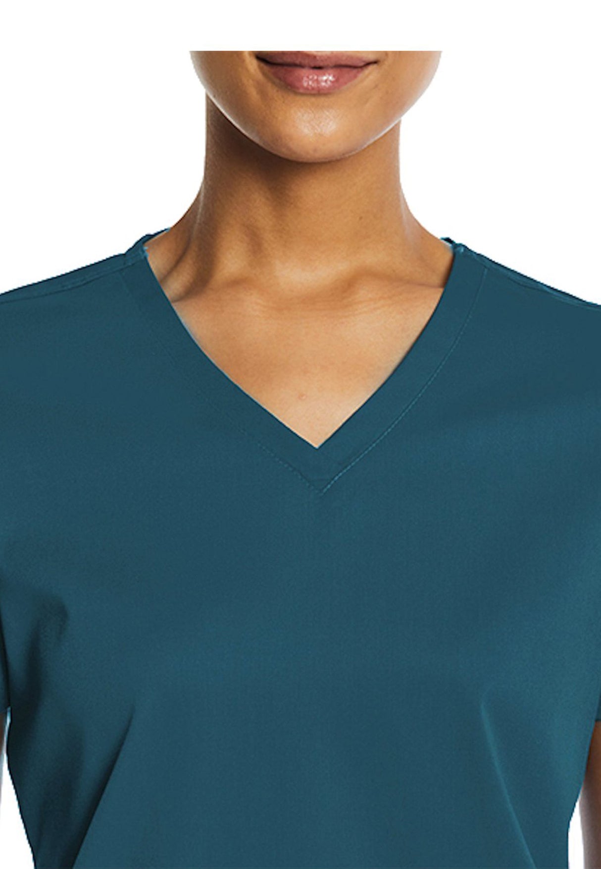 Elements Originals Women's Basic 2-Pocket V-Neck Scrub Top