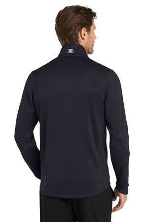 OGIO® Fulcrum 1/4-Zip - Blacktop