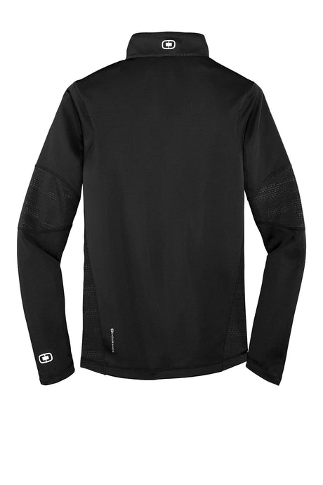 OGIO® Fulcrum 1/4-Zip - Blacktop
