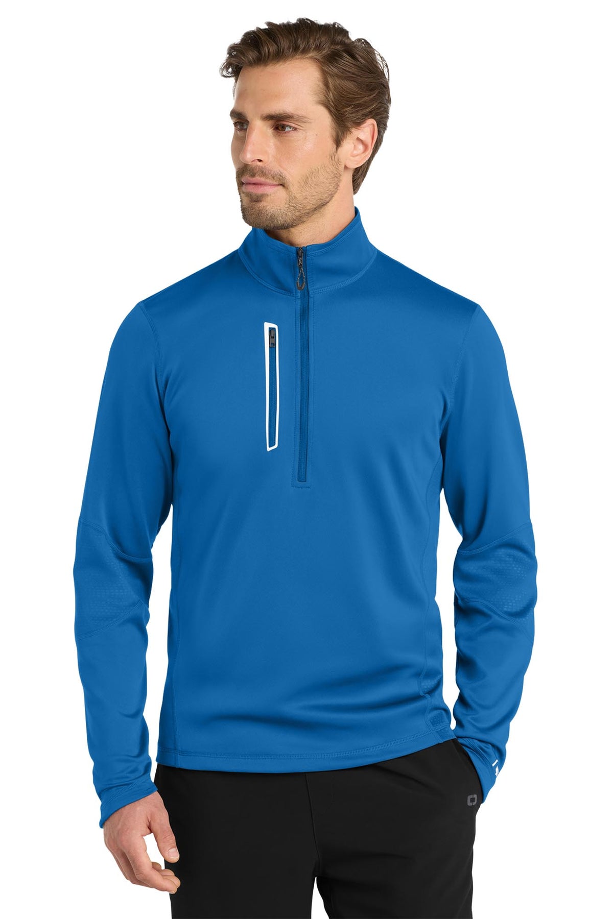 OGIO® Fulcrum 1/4-Zip - Electric Blue