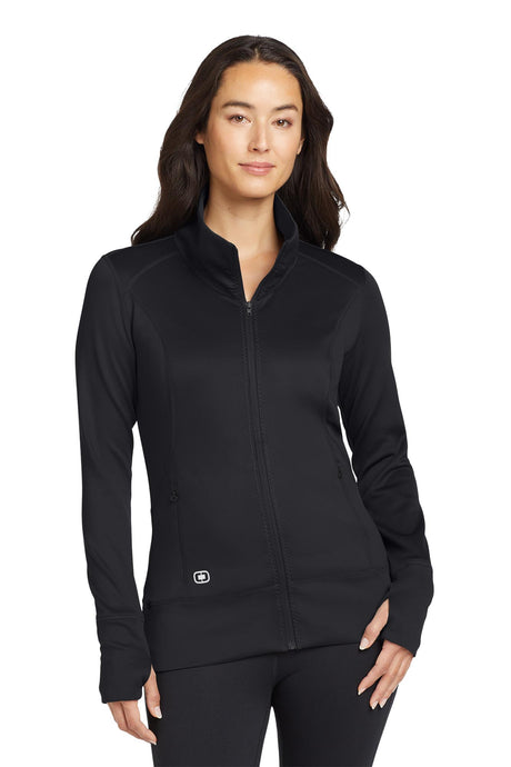 OGIO® Women’s Fulcrum Full-Zip - Blacktop