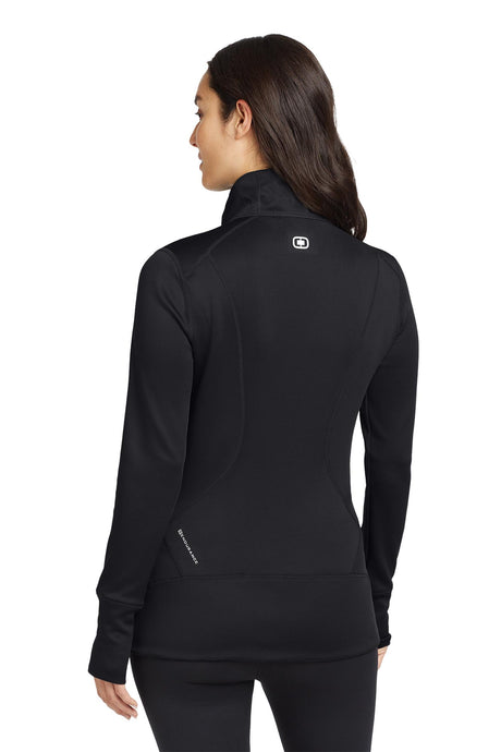 OGIO® Women’s Fulcrum Full-Zip - Blacktop