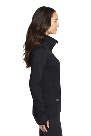 OGIO® Women’s Fulcrum Full-Zip - Blacktop