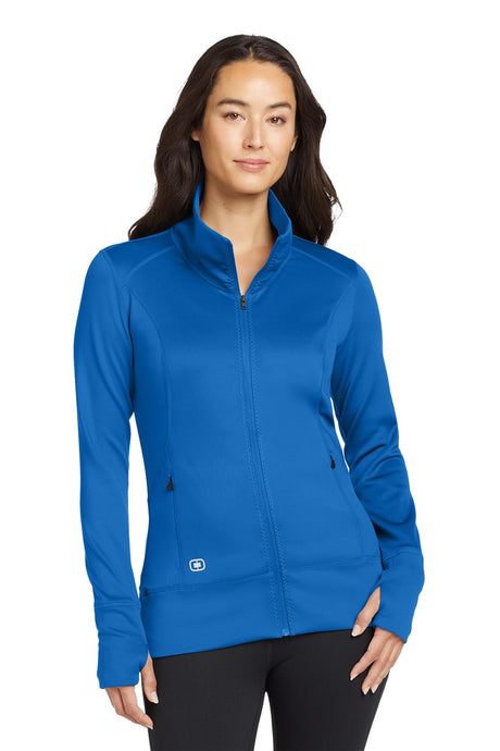 OGIO® Women’s Fulcrum Full-Zip - Electric Blue