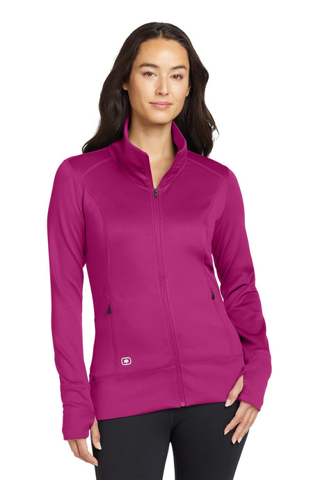 OGIO® Women’s Fulcrum Full-Zip - Flush Pink