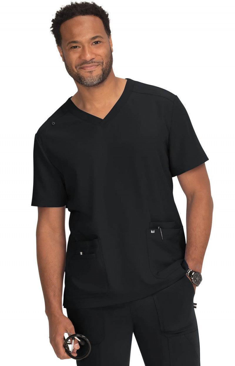 koi™ Next Gen Men's 4-Pocket Free To Be Scrub Top