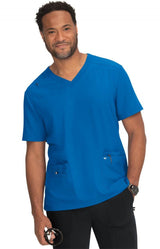 koi™ Next Gen Men's 4-Pocket Free To Be Scrub Top