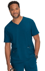 koi™ Next Gen Men's 4-Pocket Free To Be Scrub Top