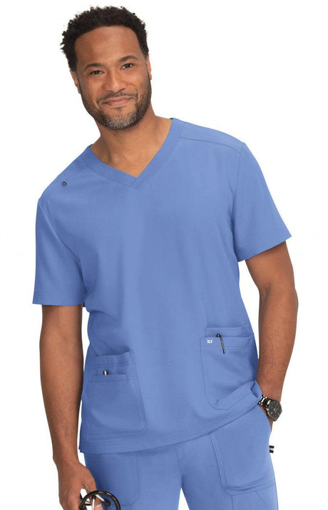 koi™ Next Gen Men's 4-Pocket Free To Be Scrub Top