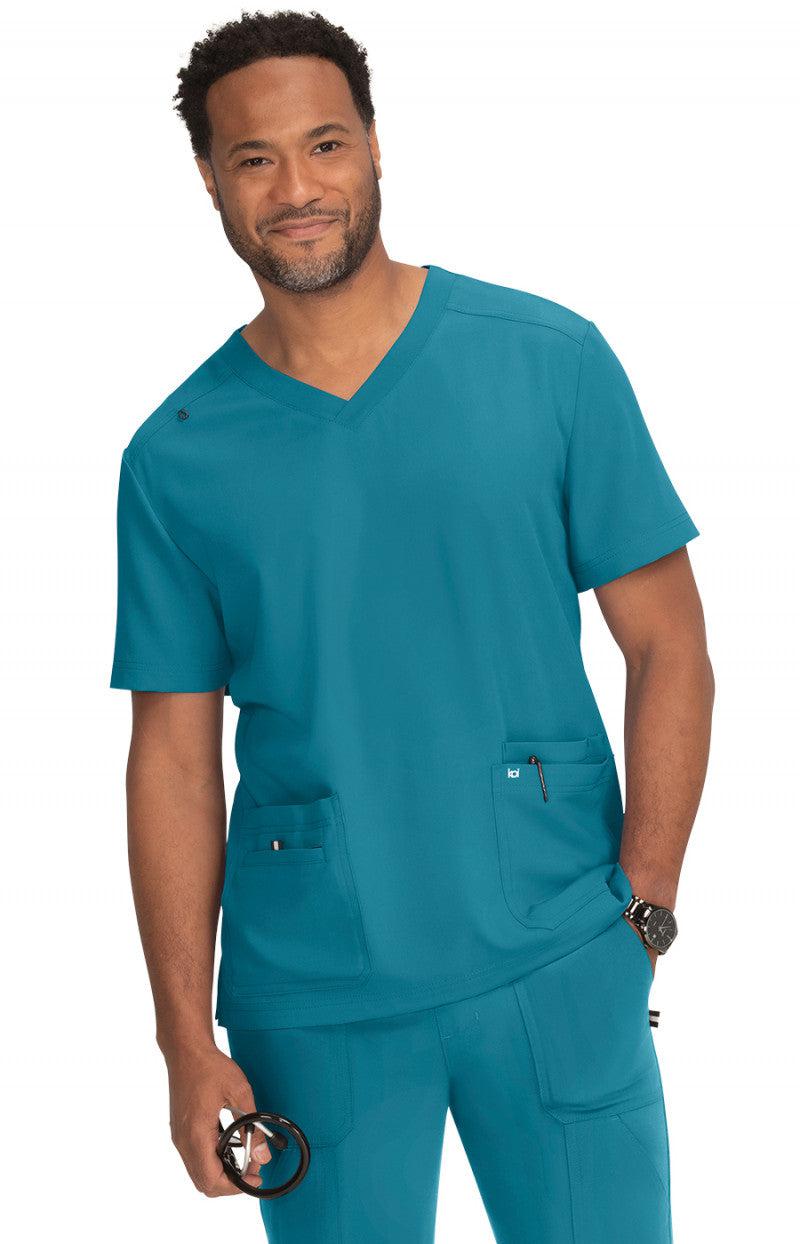 koi™ Next Gen Men's 4-Pocket Free To Be Scrub Top