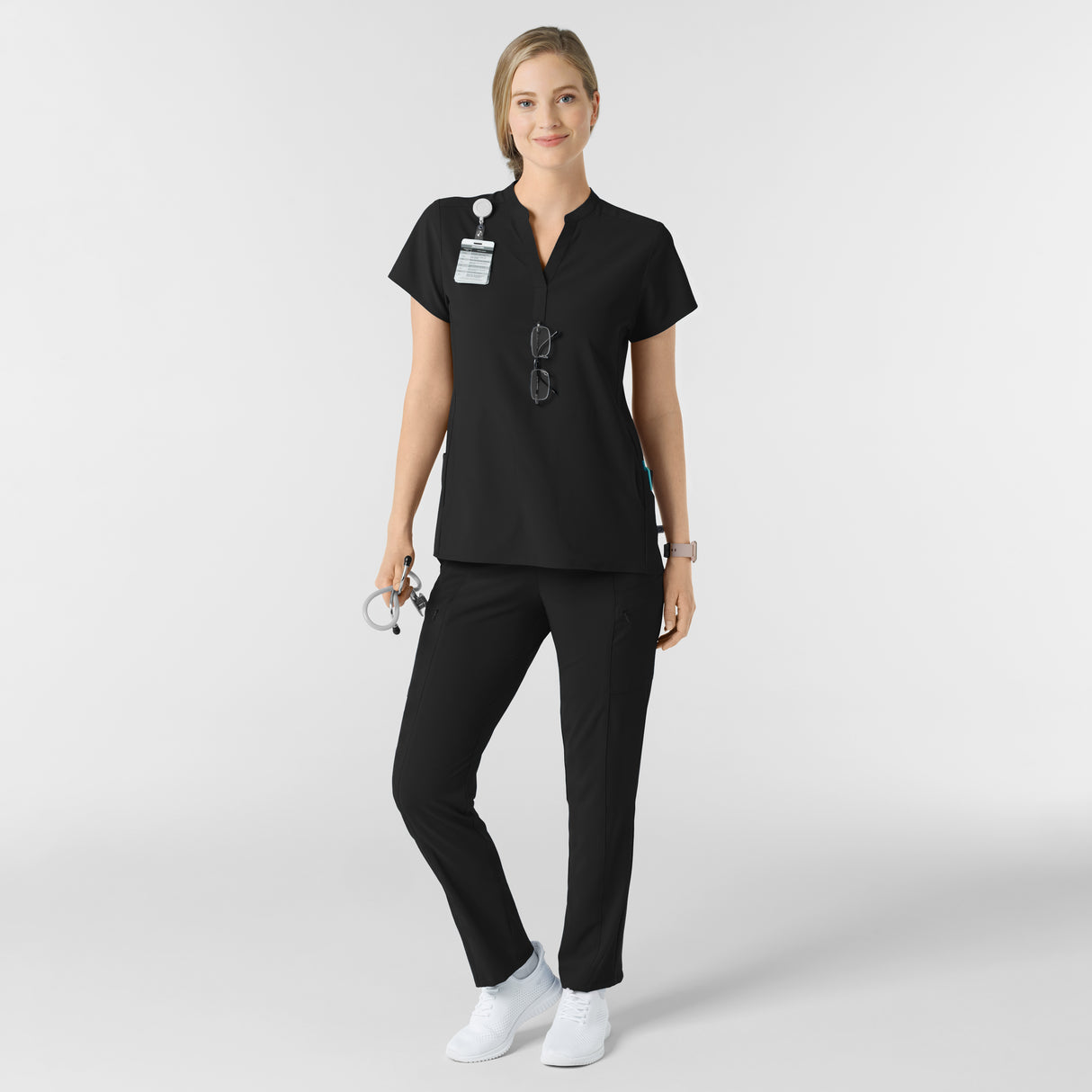 Wink® Renew Women's Mandarin Collar Scrub Top