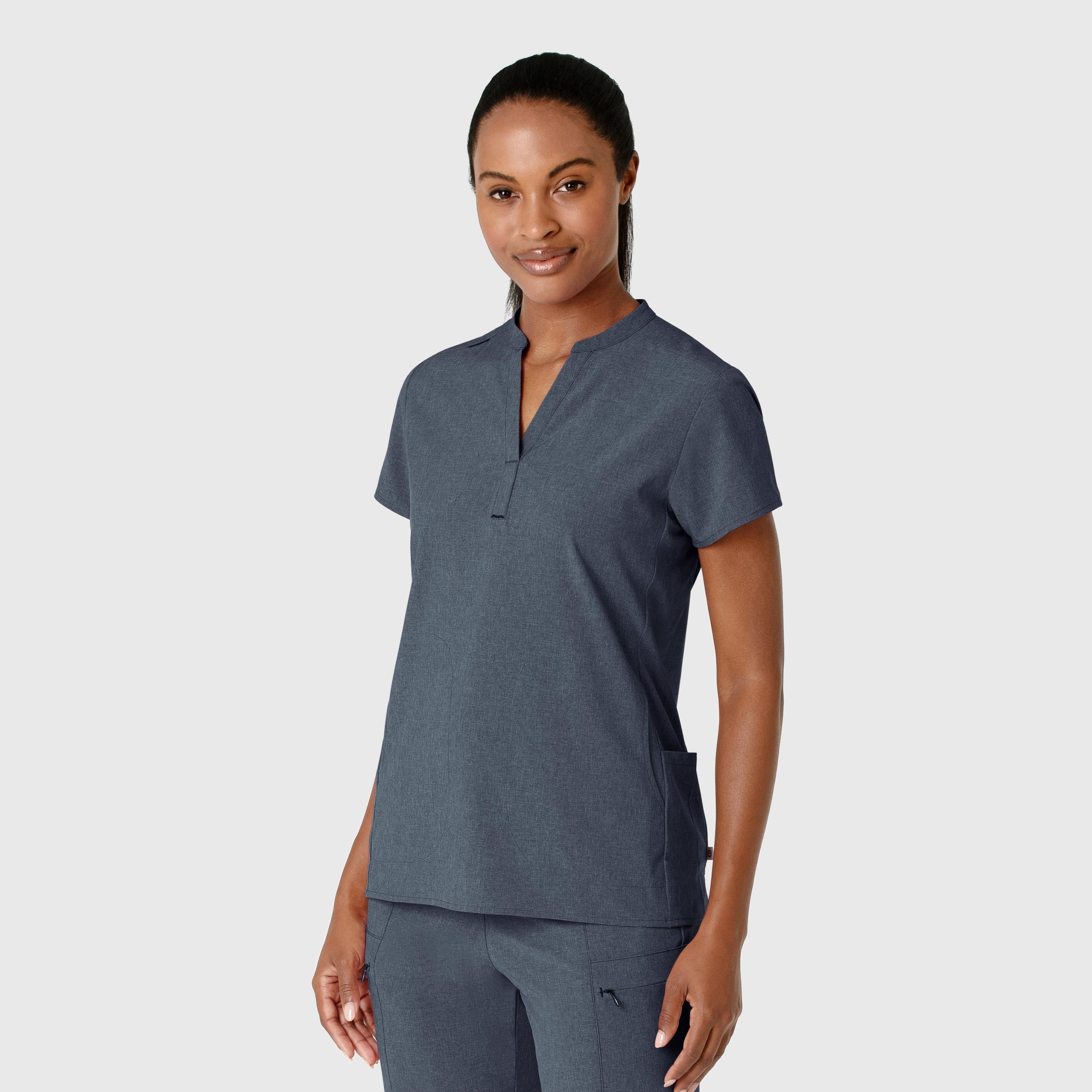 Wink® Renew Women's Mandarin Collar Scrub Top – Alexander's