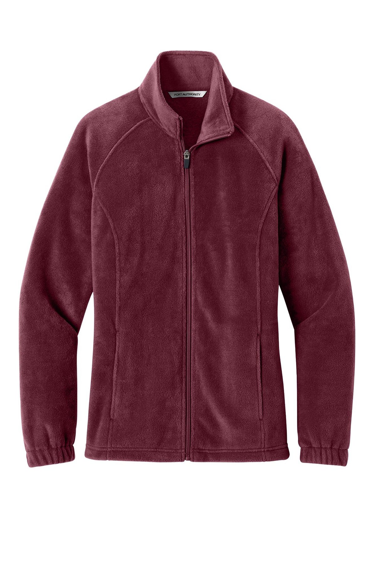 Port Authority® Women's Plush Fleece Full-Zip Jacket - Club Burgundy