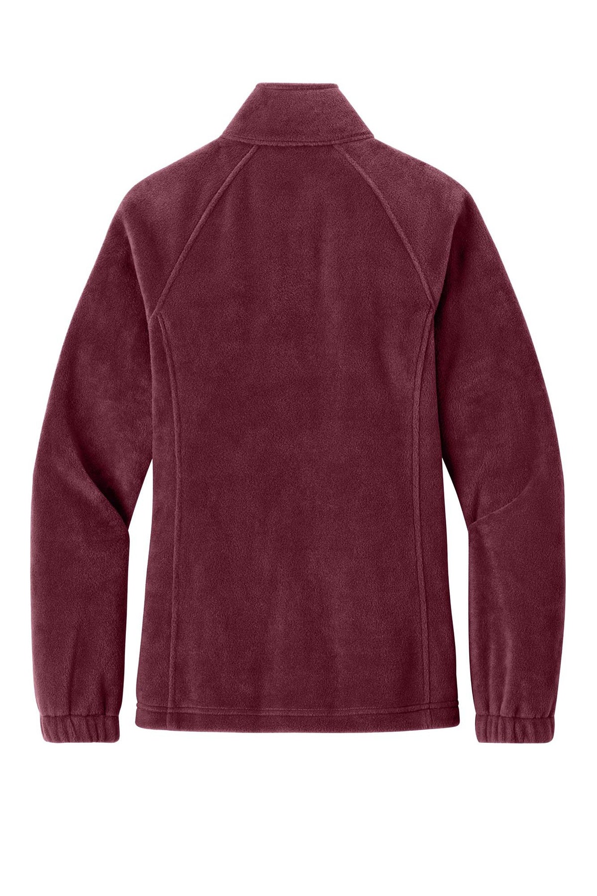 Port Authority® Women's Plush Fleece Full-Zip Jacket - Club Burgundy