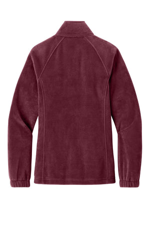 Port Authority® Women's Plush Fleece Full-Zip Jacket - Club Burgundy
