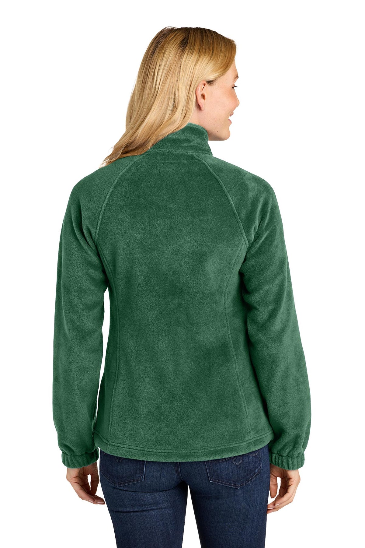 Port Authority® Women's Plush Fleece Full-Zip Jacket - Dark Green