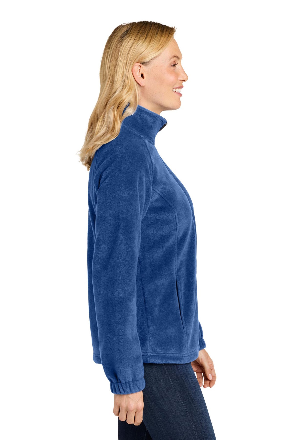 Port Authority® Women's Plush Fleece Full-Zip Jacket - Royal