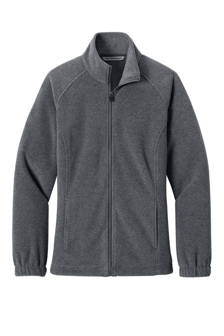 Port Authority® Women's Plush Fleece Full-Zip Jacket - Storm Grey Heather
