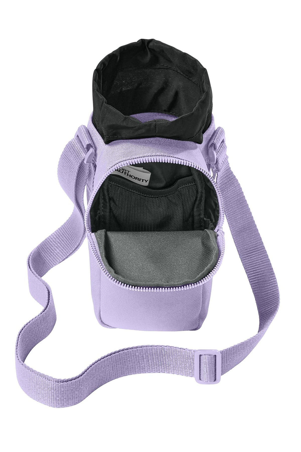 Port Authority® Matte Oxford Hydration Crossbody - Bright Lavender