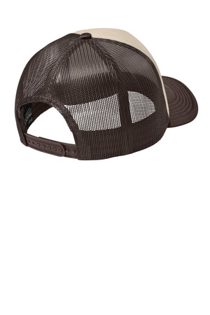 Port Authority® Foam Truck’N Cap - Stone/Coffee Bean/Coffee Bean