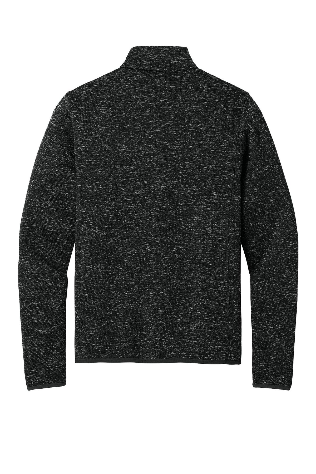 Port Authority® Sweater Fleece Jacket - Black Heather