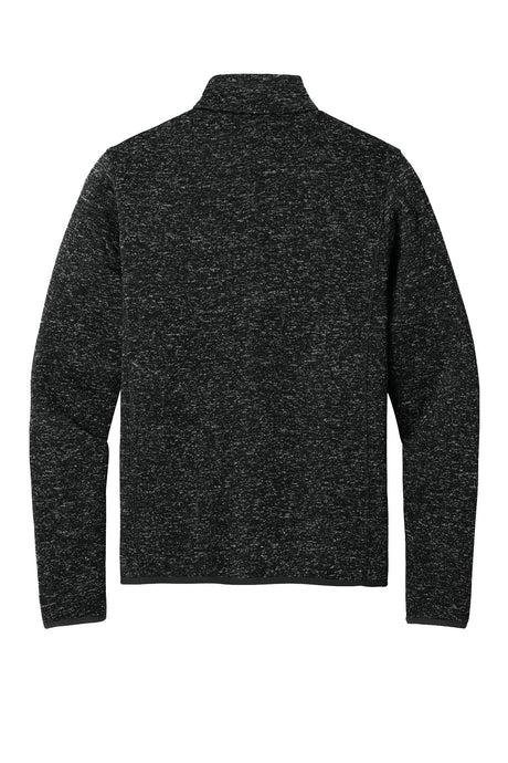 Port Authority® Sweater Fleece Jacket - Black Heather