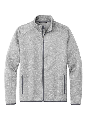 Port Authority® Sweater Fleece Jacket - Grey Heather