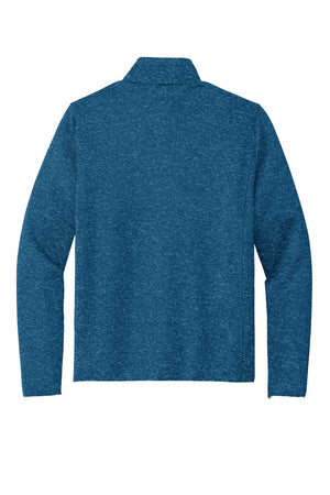 Port Authority® Sweater Fleece Jacket - Medium Blue Heather