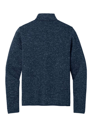 Port Authority® Sweater Fleece Jacket - River Blue Navy Heather