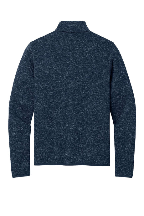 Port Authority® Sweater Fleece Jacket - River Blue Navy Heather