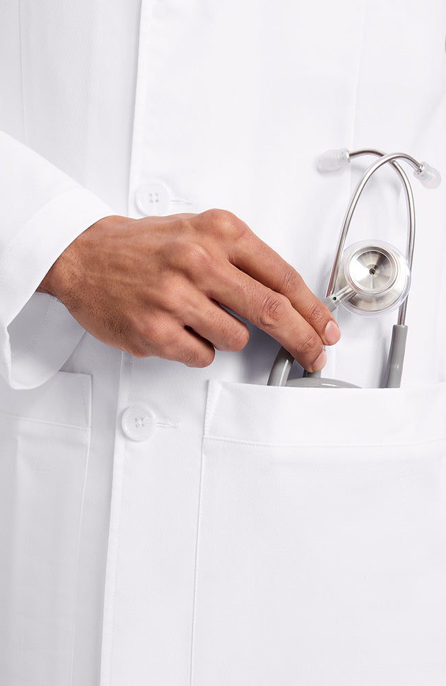 Medelita Men's Luca Patch Pocket 37½" Lab Coat
