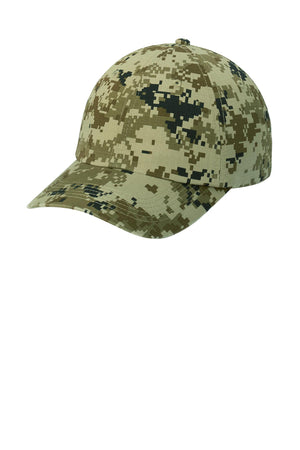 Port Authority® Digital Ripstop Camouflage Cap - Green Camo
