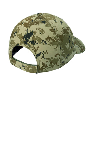 Port Authority® Digital Ripstop Camouflage Cap - Green Camo