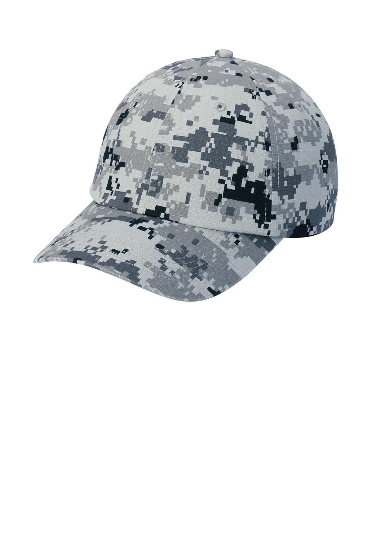 Port Authority® Digital Ripstop Camouflage Cap - Grey Camo