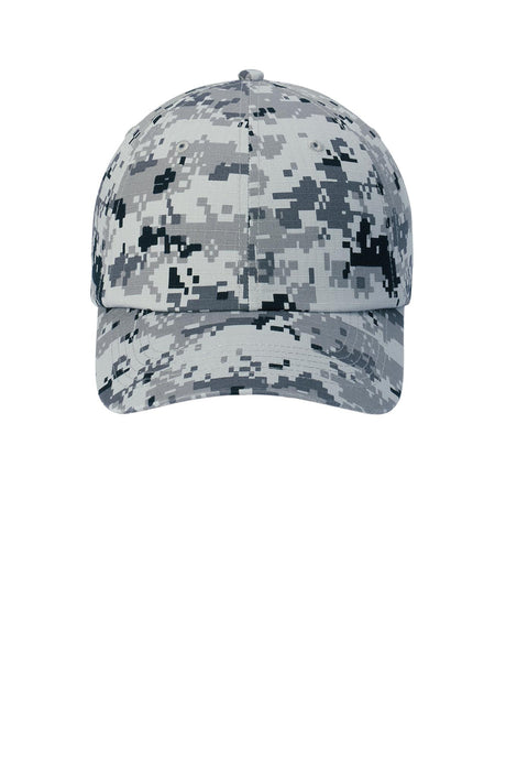 Port Authority® Digital Ripstop Camouflage Cap - Grey Camo