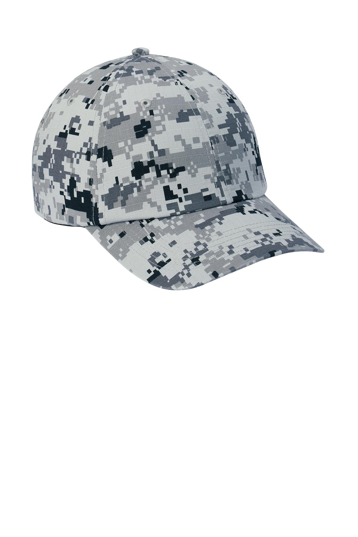 Port Authority® Digital Ripstop Camouflage Cap - Grey Camo